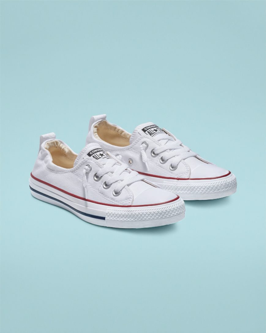 Slip On Tenisky Converse Chuck Taylor All Star Shoreline Damske Biele | SK N5MRK4